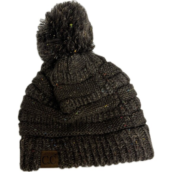C.C. Women’s Pom Pom Beanie - Picture 2 of 5
